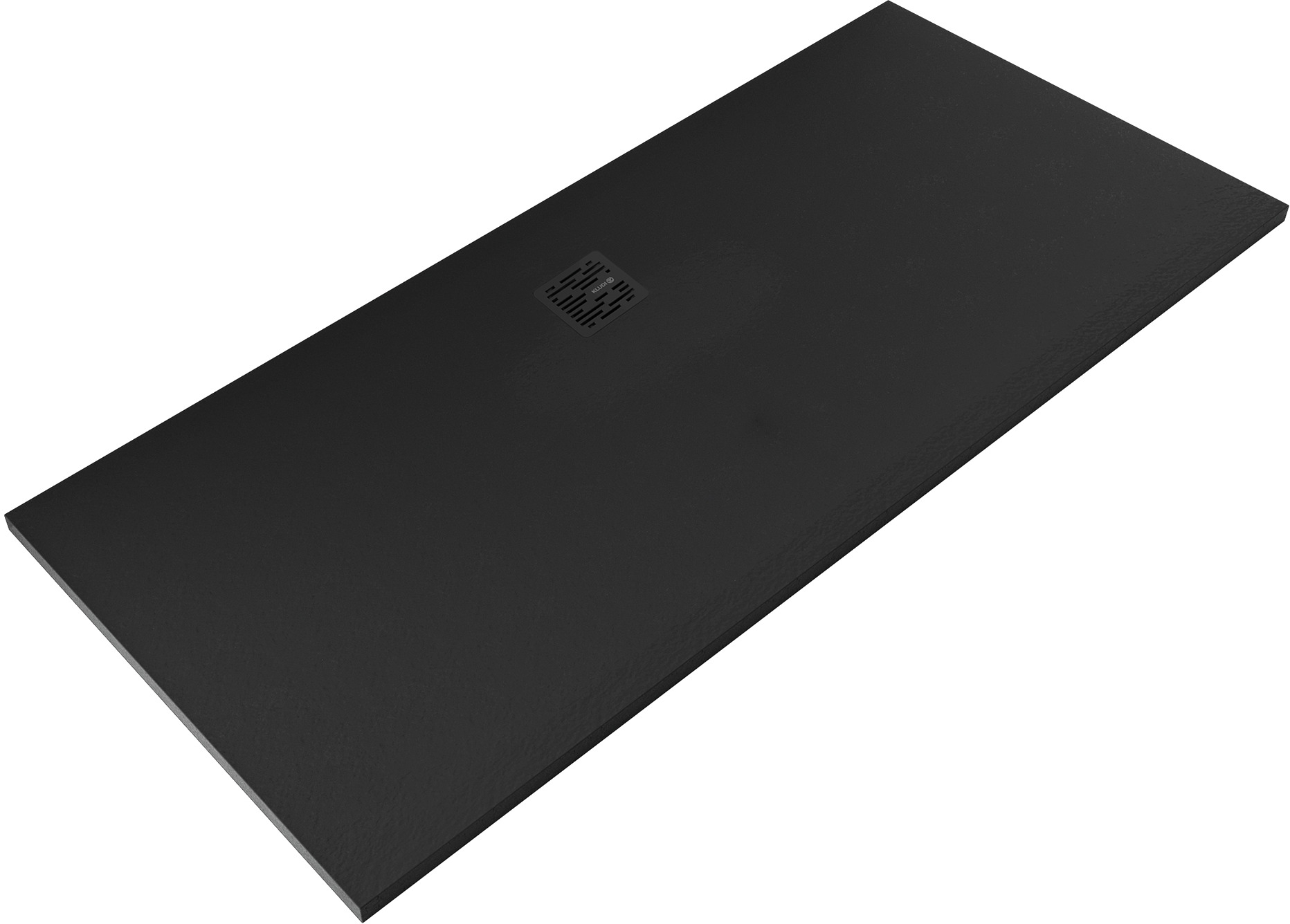 Kludi Terra plato de ducha rectangular 180x80 cm negro 08DW2139