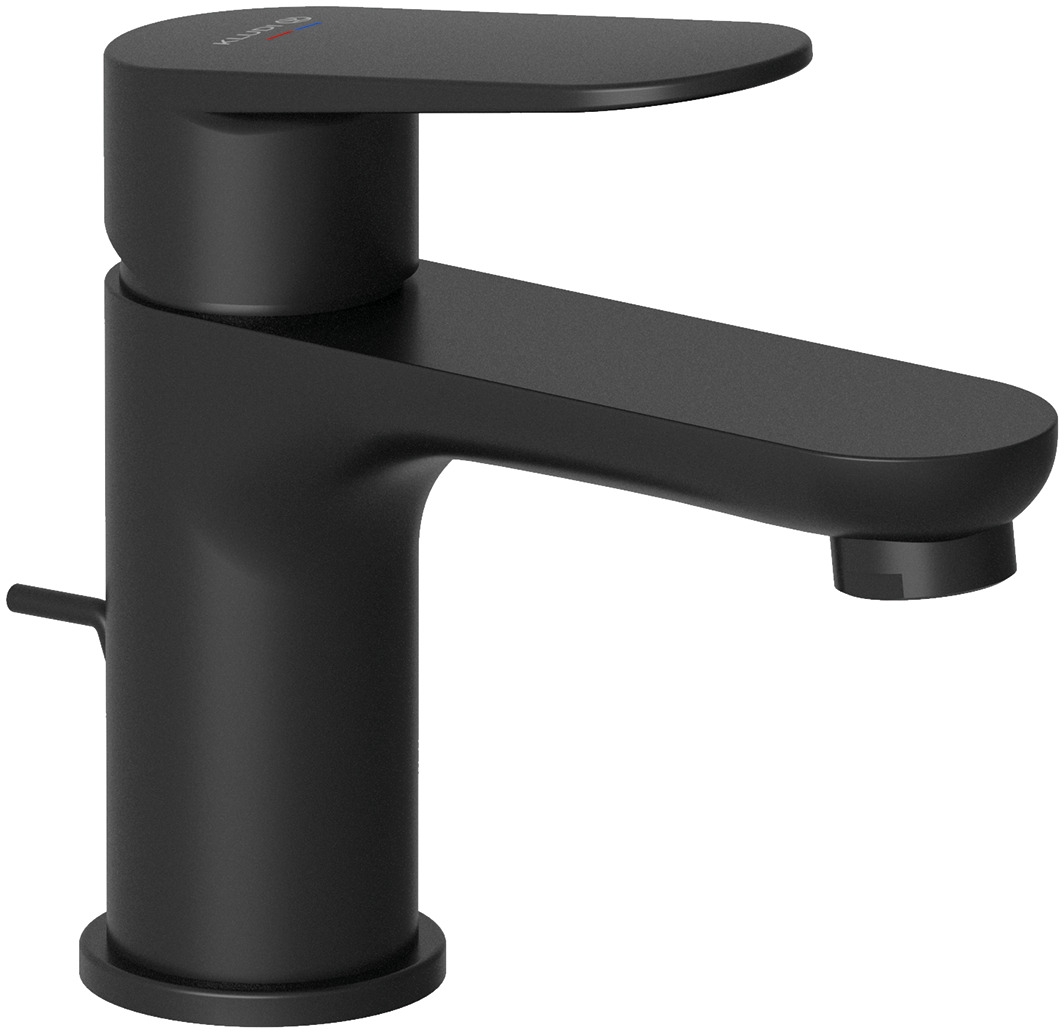 Kludi X1 grifo para lavabo de pie negro 322663975