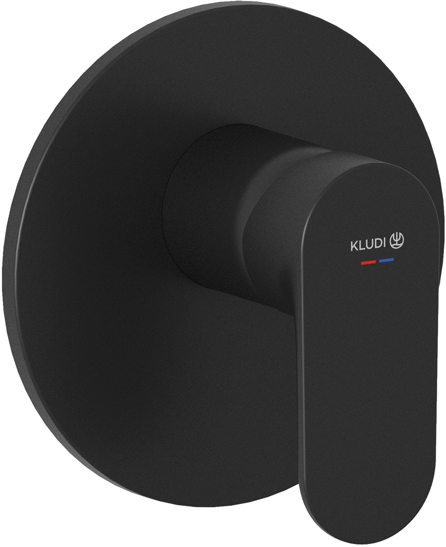 Kludi X1 grifo para ducha empotrado negro 327553975