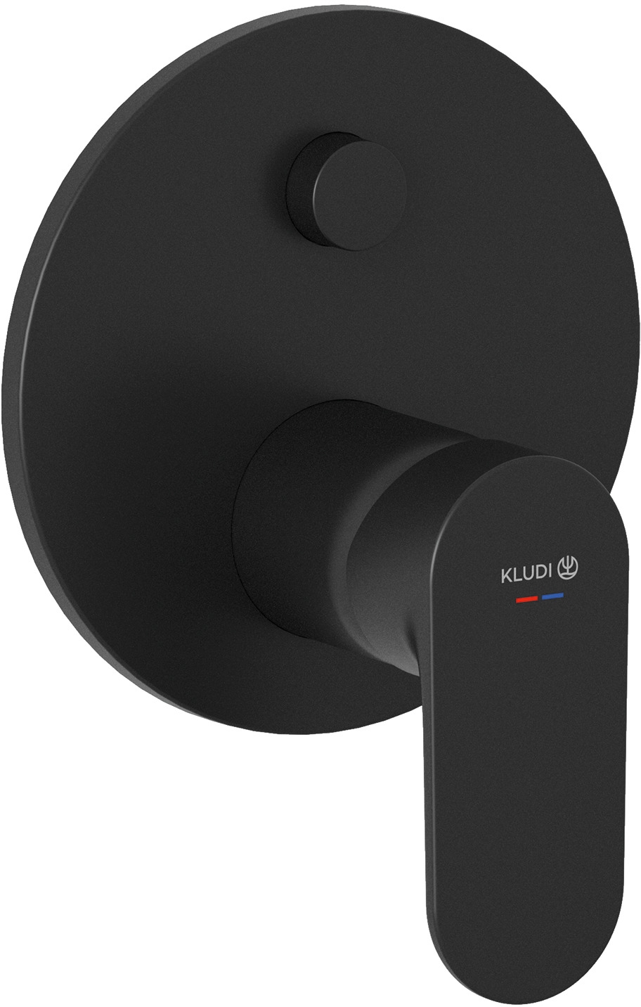 Kludi X1 grifo de bañera y ducha empotrado negro 327593975