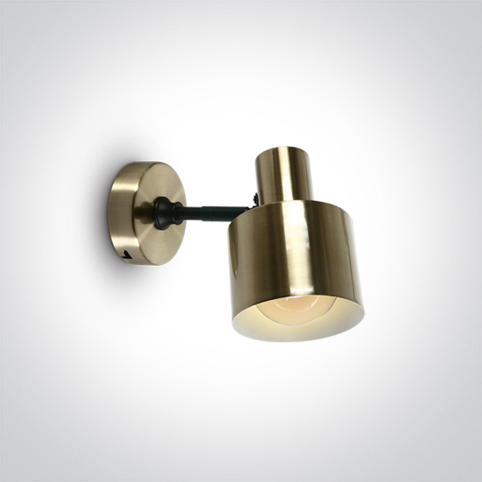 One Light Serena K lámpara de pared 1x10 W latón 60118/BBS