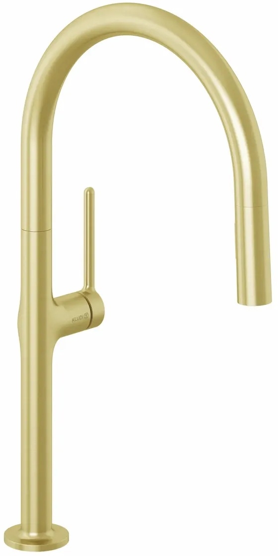 Kludi Reef grifo de cocina de pie oro/oro arcaico 50851N075