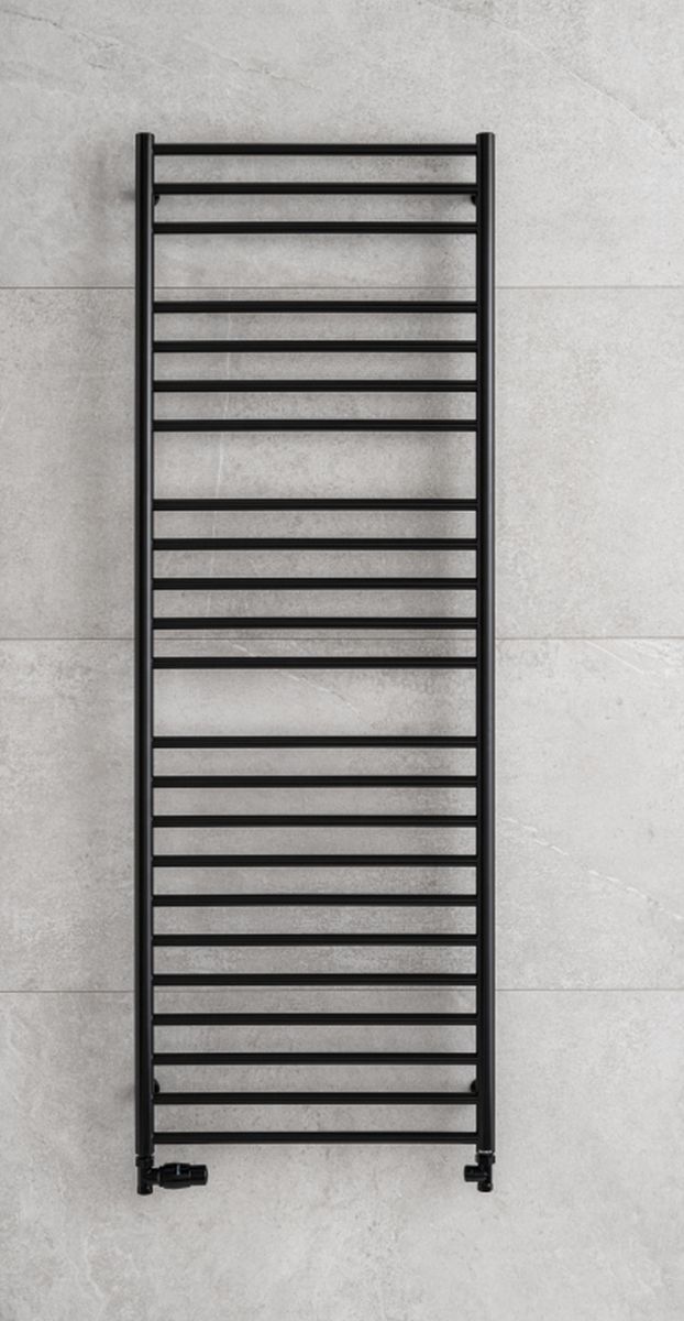 P.M.H. Luxor radiador de baño toallero 170x60.2 cm negro LX8BL