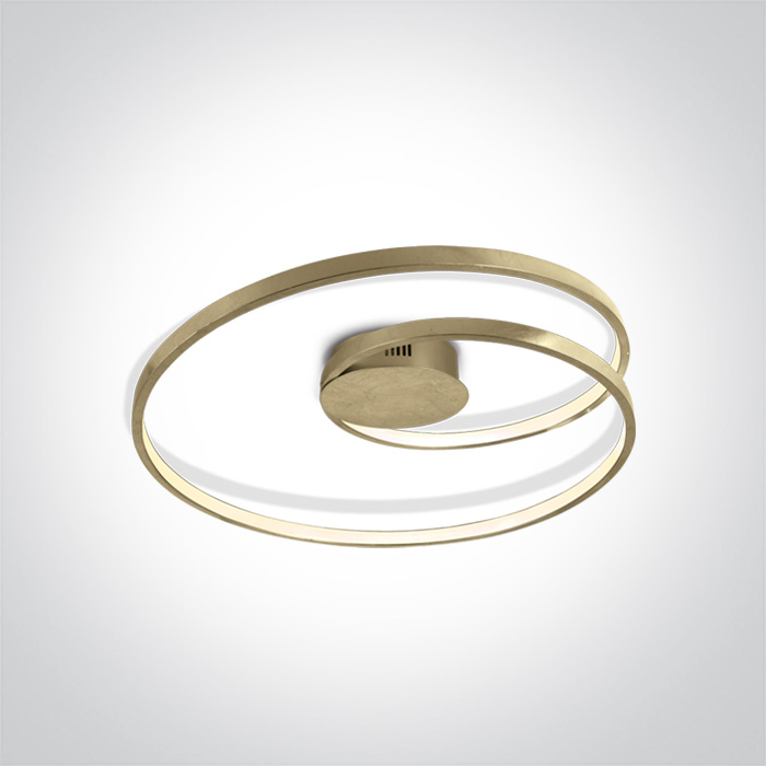 One Light Brig lámpara de techo 1x30 W latón 63068/BS