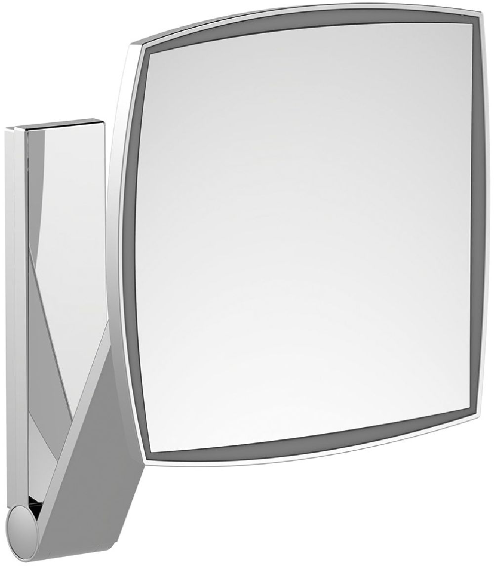 Keuco Cosmetic mirrors espejo cosmético 20x31 cm rectangular con iluminación níquel 17613059003