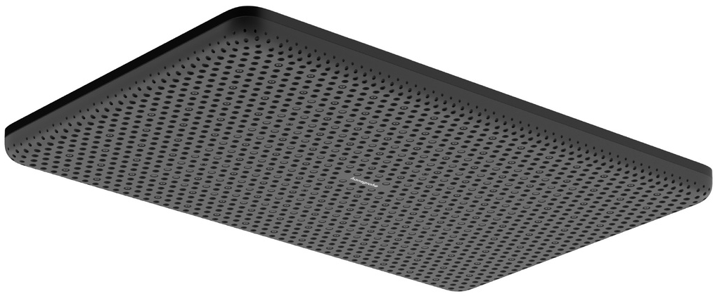 Hansgrohe Raindance Alive Q ducha con efecto lluvia 34.3x21.4 cm rectangular negro 24530670