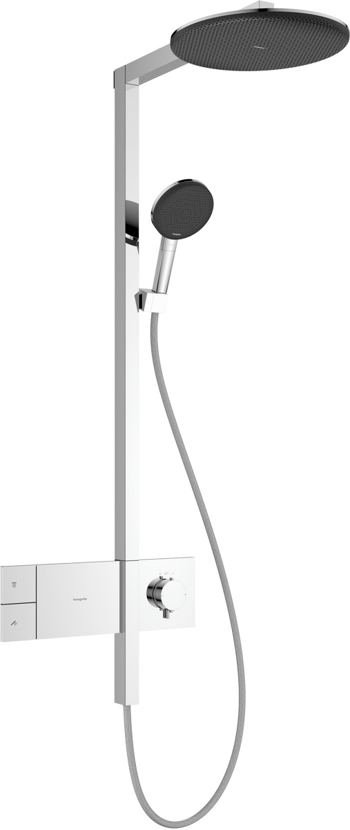 Hansgrohe Raindance Alive S conjunto de ducha a pared con termostato con rociador con efecto lluvia cromo 24583000