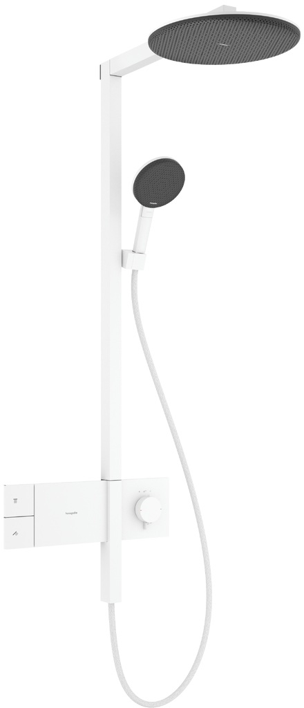 Hansgrohe Raindance Alive S conjunto de ducha a pared con termostato con rociador con efecto lluvia blanco 24583700