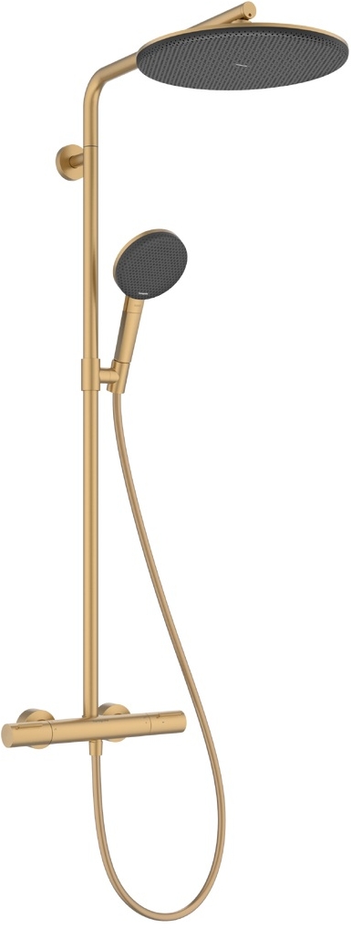 Hansgrohe Raindance Alive S Puro conjunto de ducha a pared con termostato con rociador con efecto lluvia || 24592140