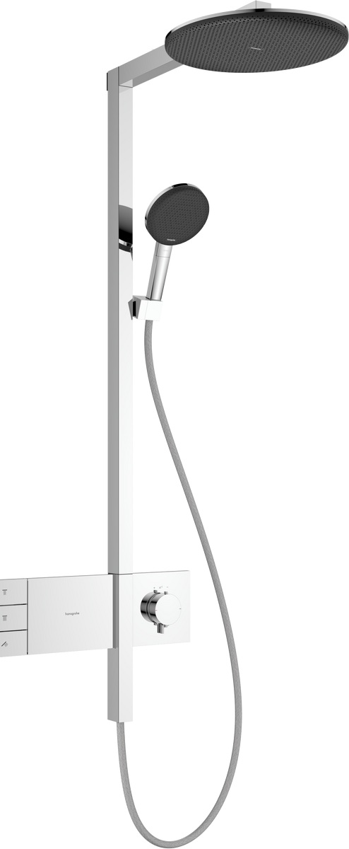 Hansgrohe Raindance Alive S conjunto de ducha a pared con termostato con rociador con efecto lluvia cromo 24595000