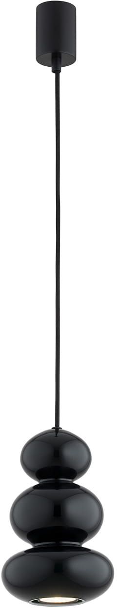 Argon Orlando lámpara colgante 1x5 W negro 8827