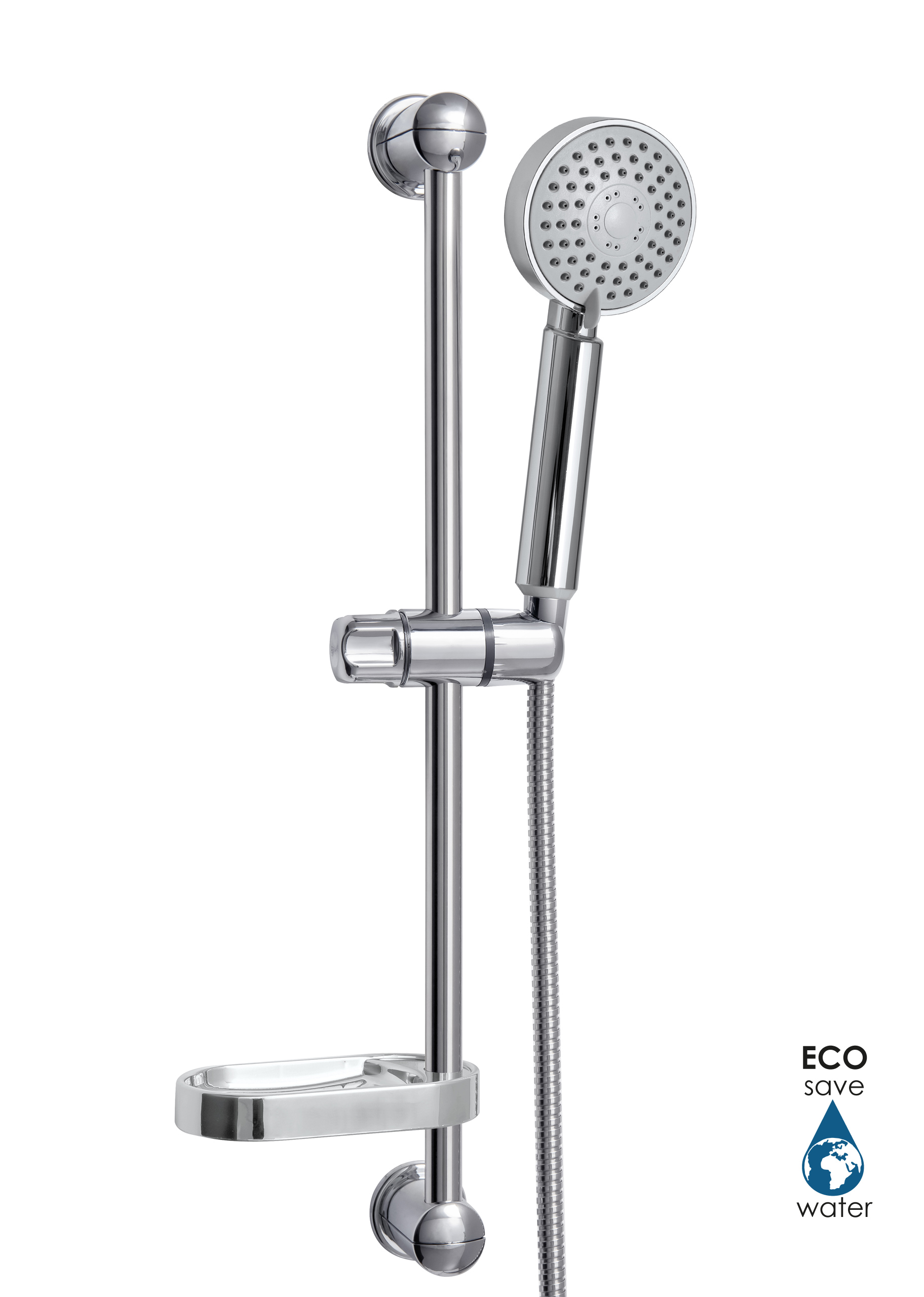 Hyggli Eco conjunto de ducha a pared cromo 14-126