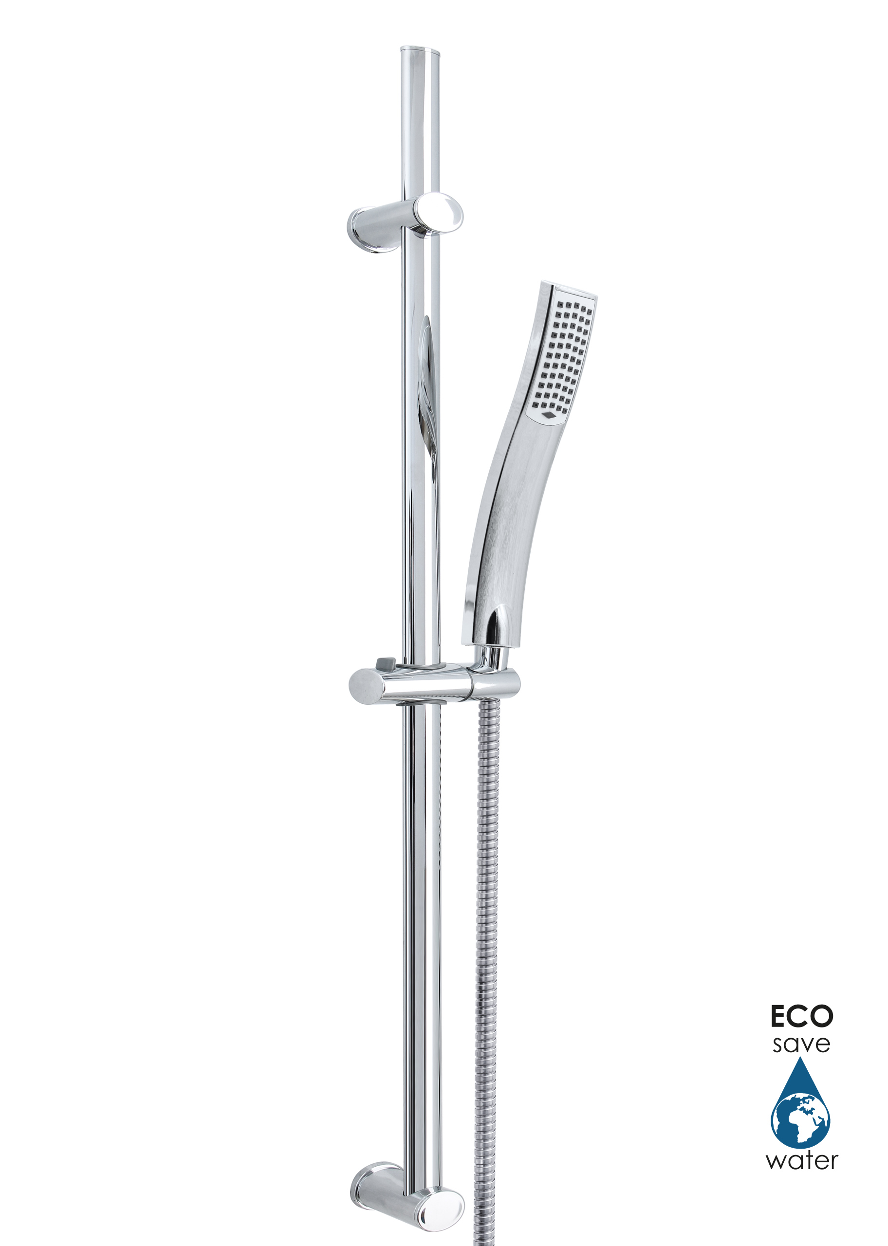 Hyggli Eco conjunto de ducha a pared cromo 14-127
