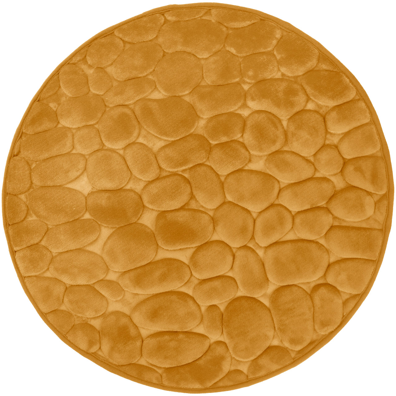 Duschy Bellarina alfombrilla para baño 60x60 cm circular oro 767-41