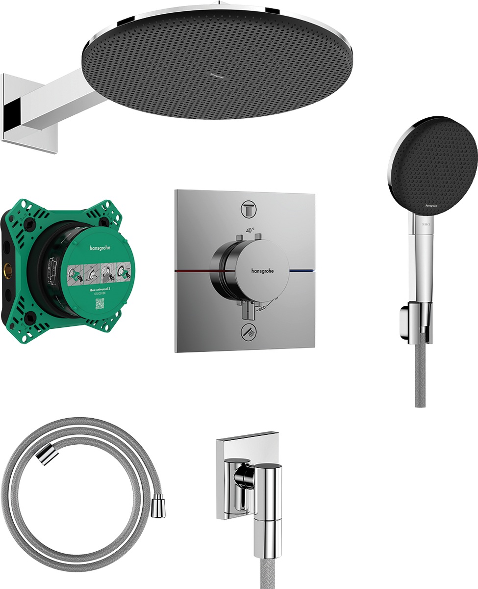 Hansgrohe Raindance Alive S conjunto de ducha empotrado con termostato || 24630000