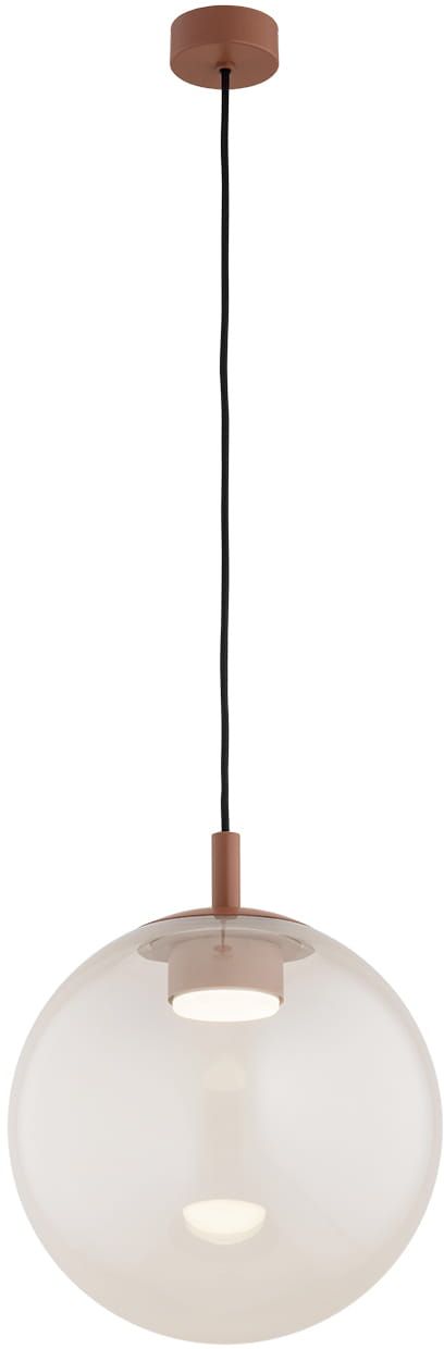 Argon Sacramento lámpara colgante 1x12 W rosa-marrón 8829