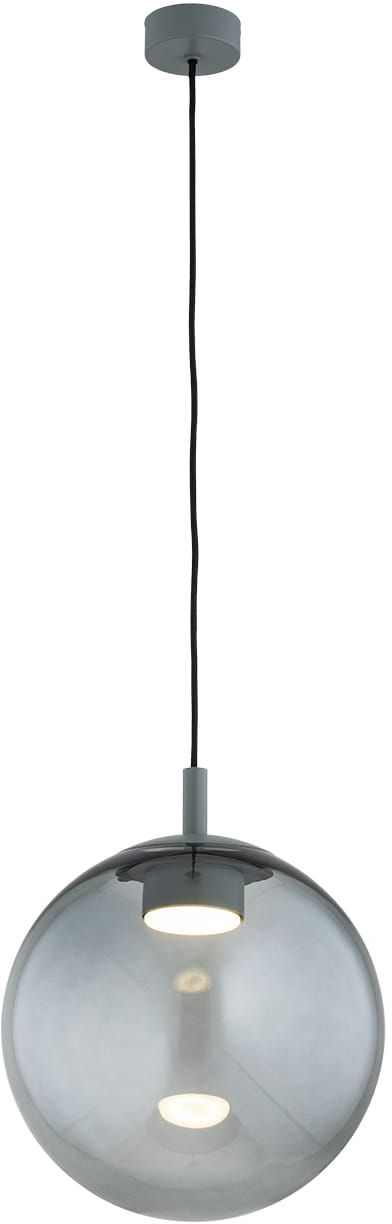 Argon Sacramento lámpara colgante 1x12 W verde-gris/gris ceniza 8830