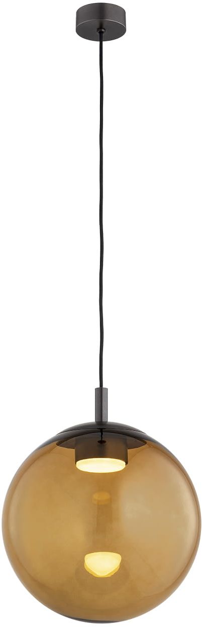Argon Sacramento lámpara colgante 1x12 W ámbar-titanio 8831