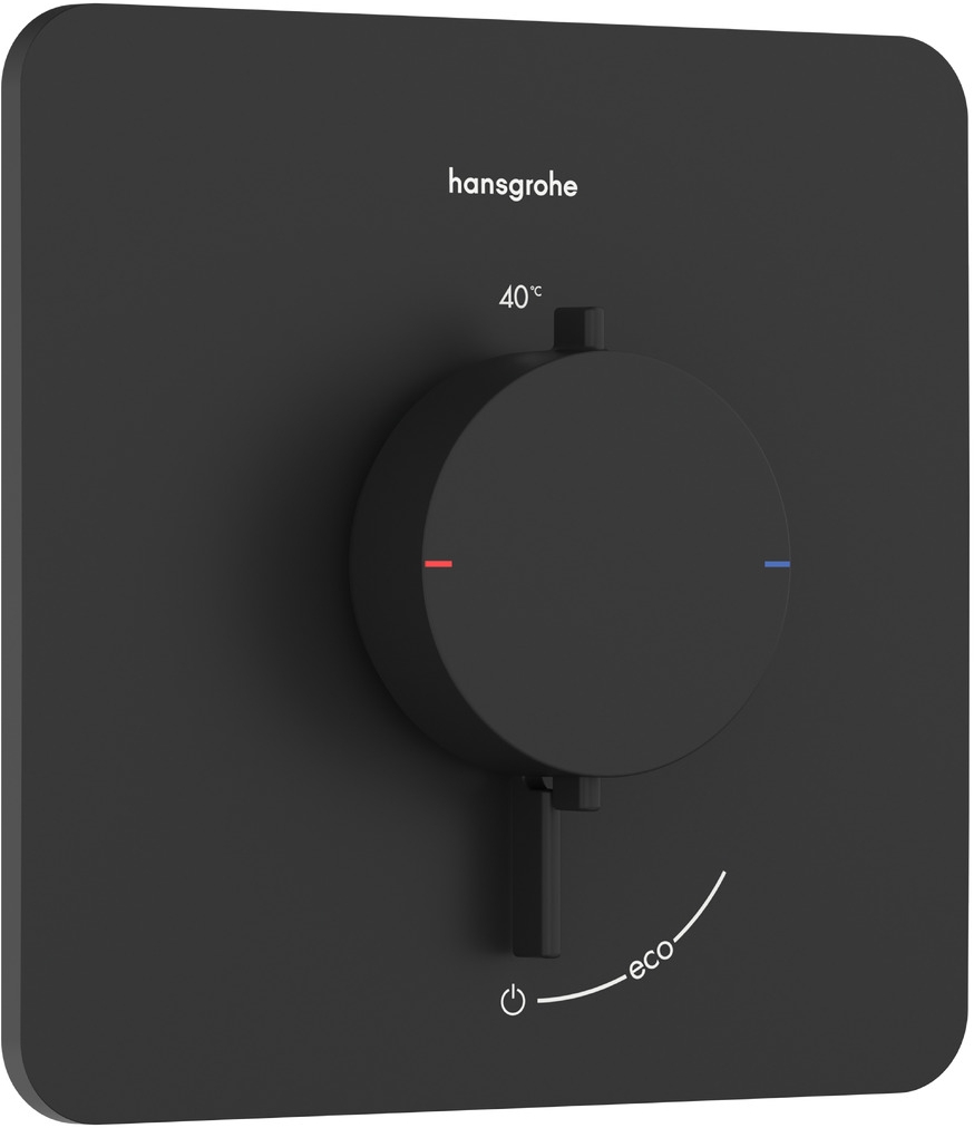 Hansgrohe Ecostat Comfort Q grifo para ducha empotrado con termostato negro 33712670