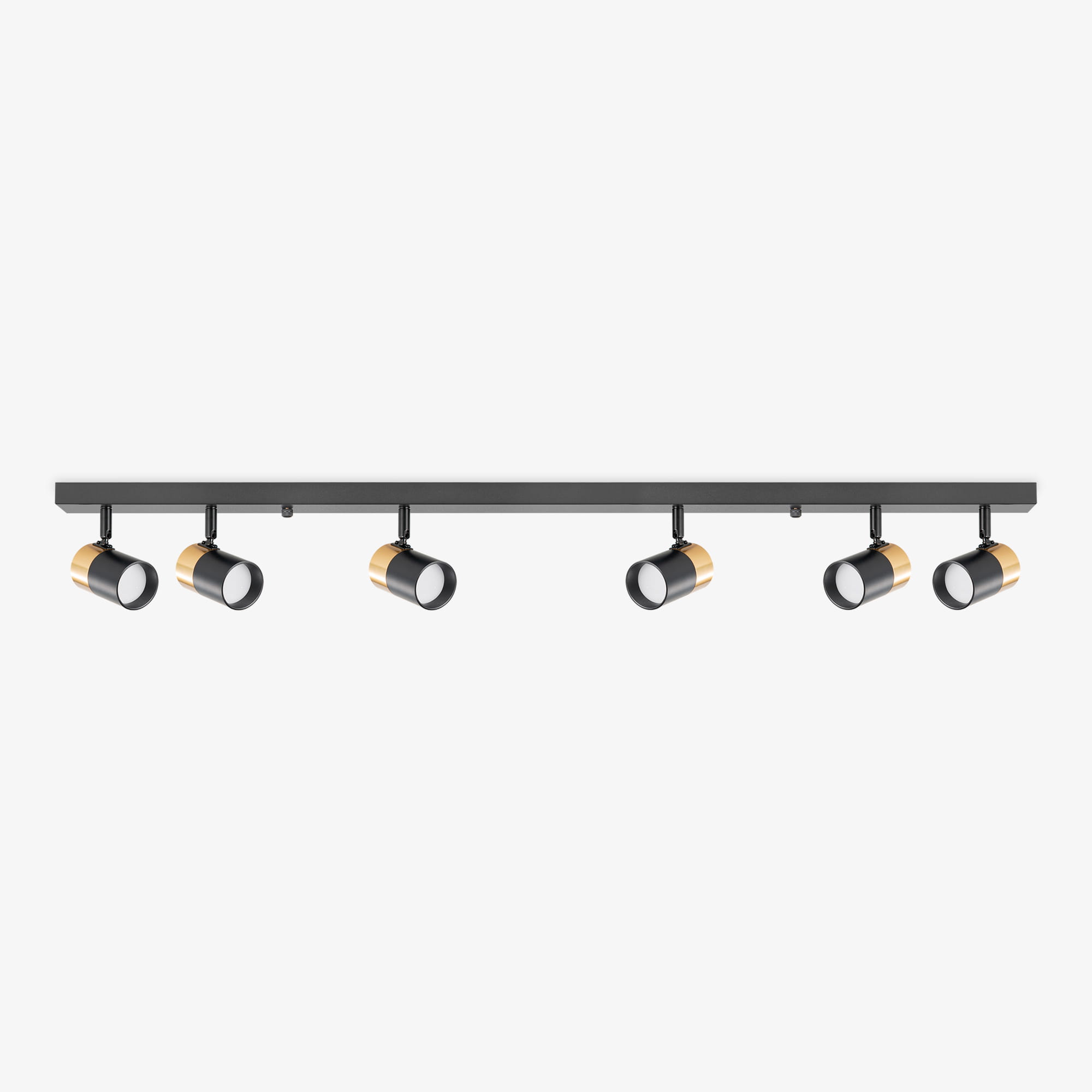 Zuma Line Fori lámpara de techo 6x50 W negro-oro OB-2204BD-6-BK