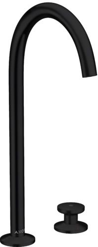 Axor One grifo para lavabo de pie negro 48060670