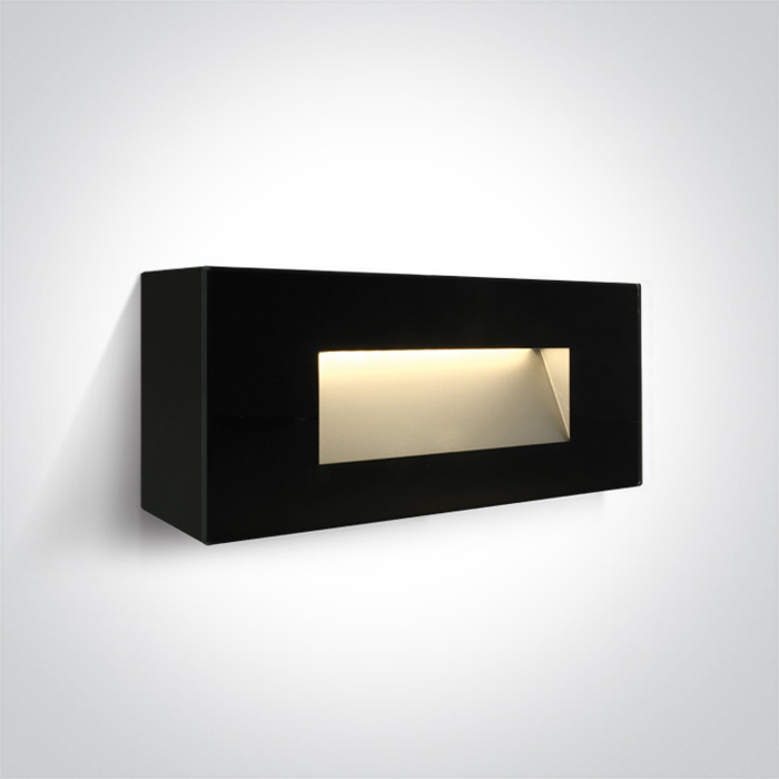 One Light Koftra lámpara de pared para exteriores 1x5 W negro 67076A/B/W