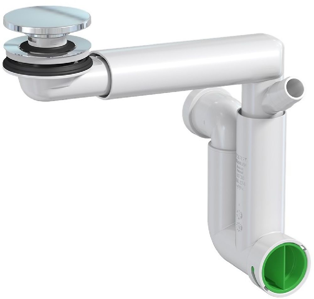 Cersanit sifón de lavabo tubular blanco S904-016