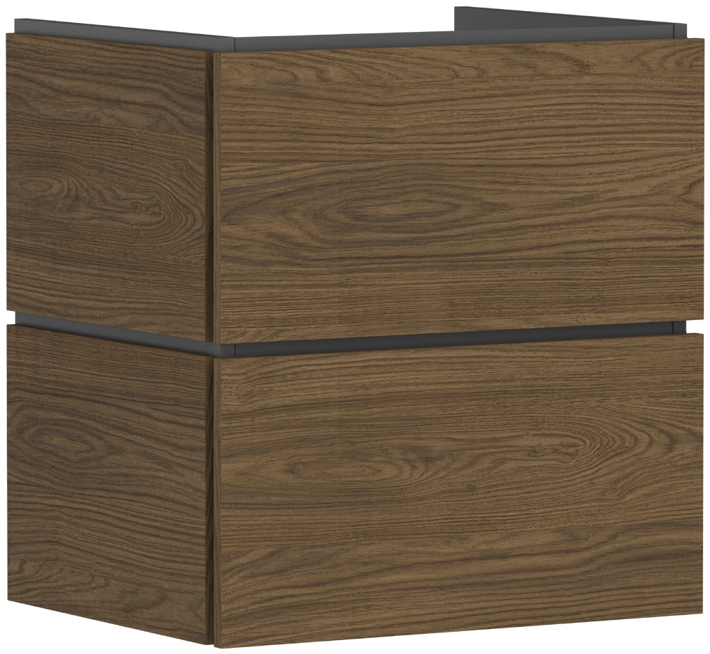 Hansgrohe Xilesa E armario 58x47x62 cm suspendido, para lavabo roble 54254550