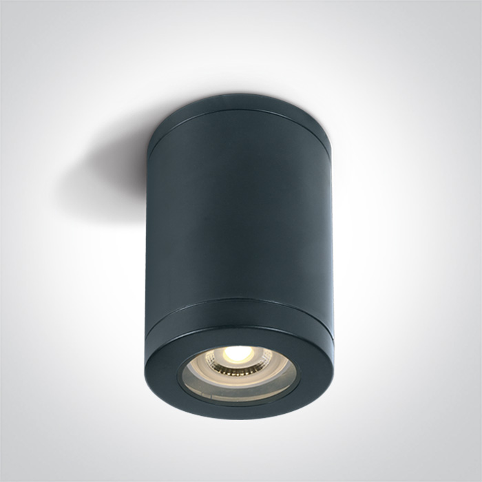 One Light lámpara de techo exterior 1x6 W negro 67142A/B
