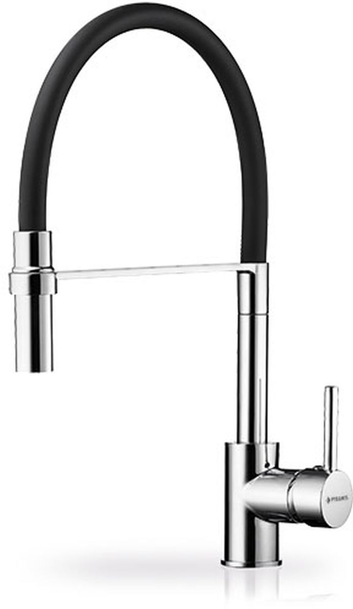 Pyramis Serina grifo de cocina de pie cromo-negro 090939801