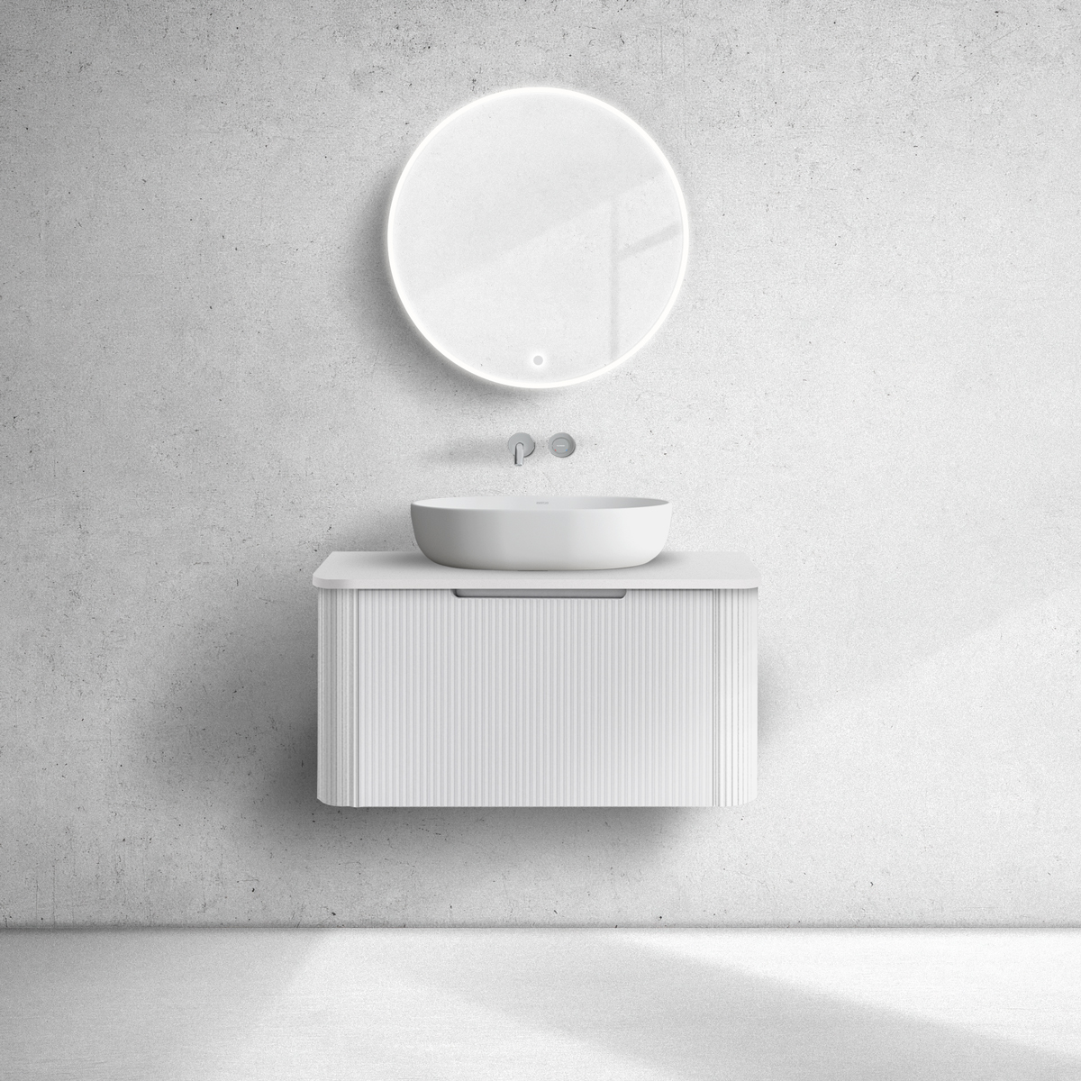 Oltens Hamnes armario 80x46x39 cm suspendido, para lavabo blanco 60023000