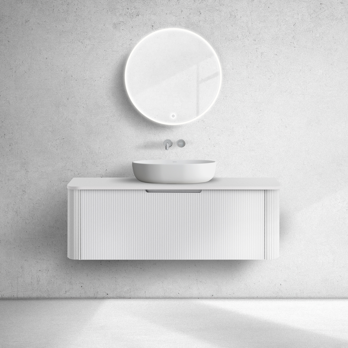 Oltens Hamnes armario 120x46x39 cm suspendido, para lavabo blanco 60025000