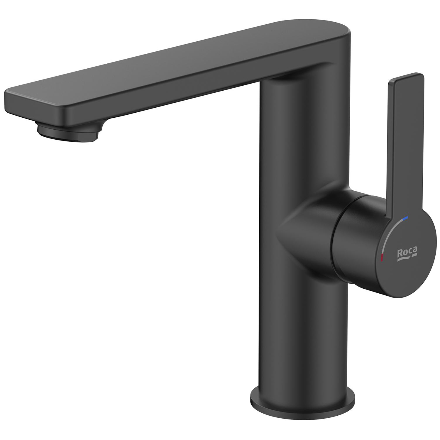 Roca Targa grifo para lavabo de pie negro A5A405FNB0