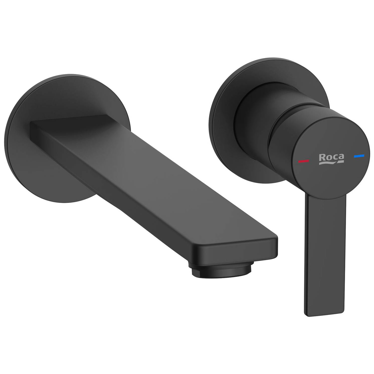 Roca Targa grifo para lavabo empotrado negro A5A355FNB0