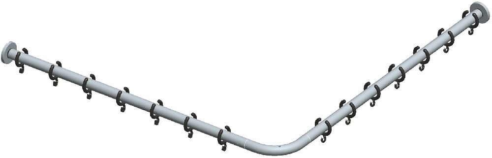 Keuco Plan barra para cortina de ducha 14939011000