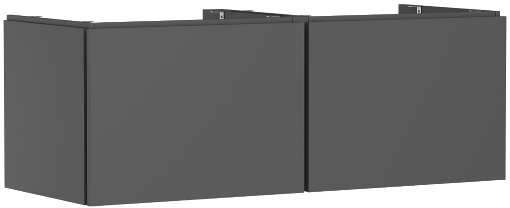 Hansgrohe Xilesa E armario 137.5x55x50 cm suspendido, para lavabo gris 54268760