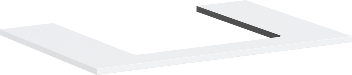 Hansgrohe Xilesa E encimera sobre armario 78x55 cm blanco 54269700