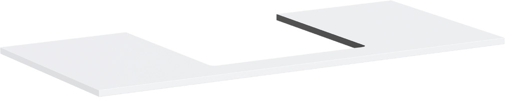 Hansgrohe Xilesa E encimera sobre armario 118x55 cm blanco 54271700