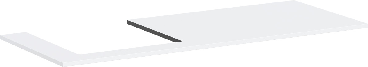 Hansgrohe Xilesa E encimera sobre armario 137.5x55 cm blanco 54272700