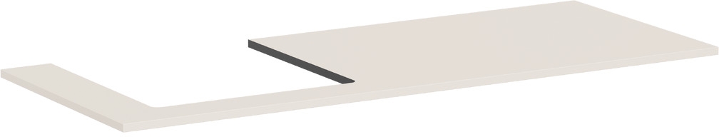 Hansgrohe Xilesa E encimera sobre armario 137.5x55 cm arenoso 54272780