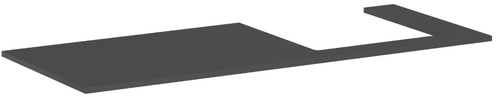 Hansgrohe Xilesa E encimera sobre armario 137.5x55 cm gris 54273760