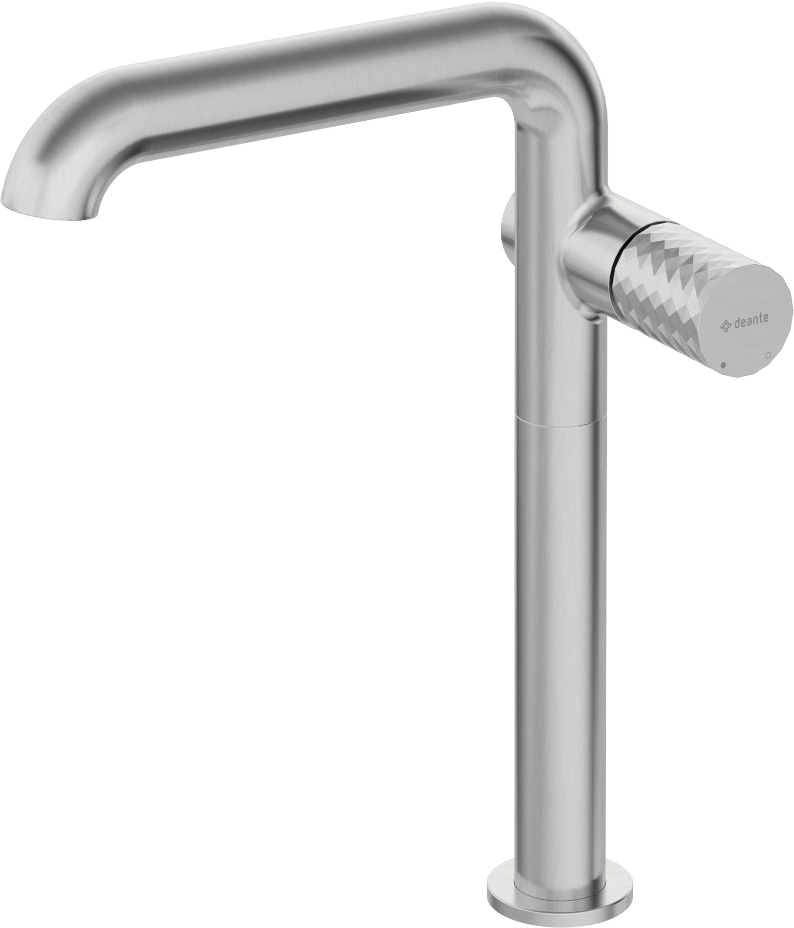 Deante Silia Hexa grifo para lavabo de pie acero BHS_F24K