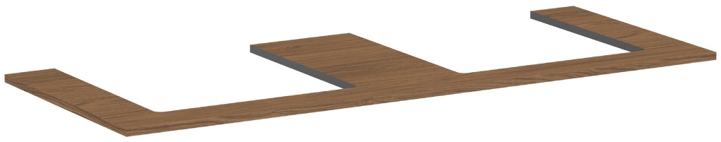 Hansgrohe Xilesa E encimera sobre armario 137.5x55 cm roble 54274550