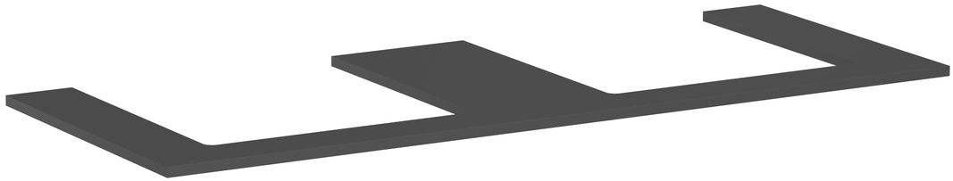 Hansgrohe Xilesa E encimera sobre armario 137.5x55 cm gris 54274760