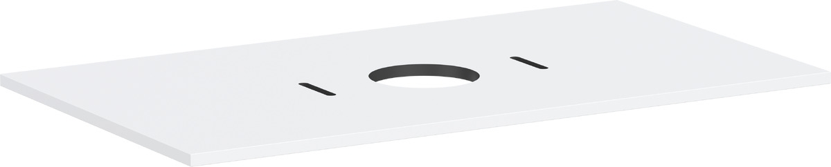 Hansgrohe Xilesa E encimera sobre armario 98x55 cm blanco 54276700