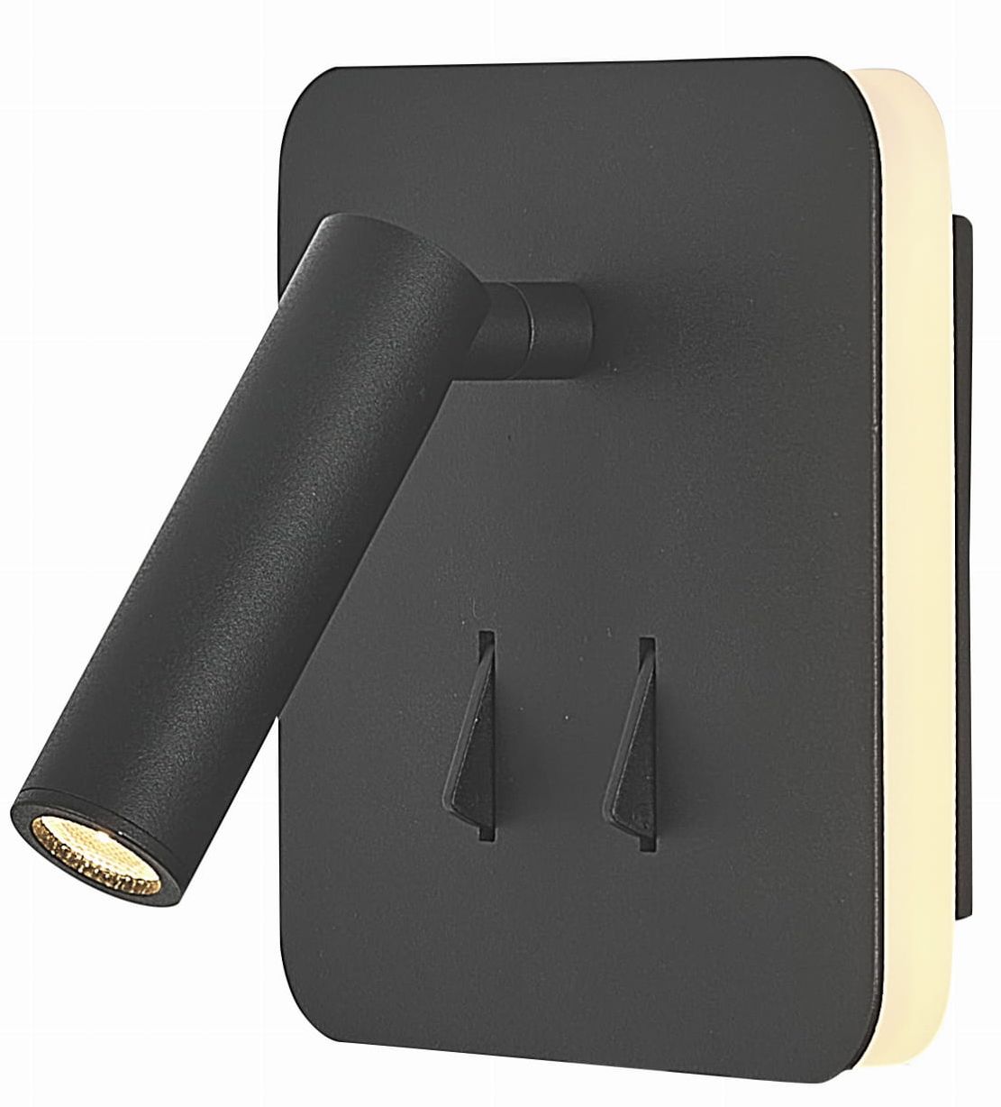 Mantra Cayman lámpara de pared 1x6 W negro 7826
