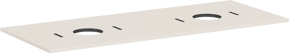 Hansgrohe Xilesa E encimera sobre armario 137.5x55 cm arenoso 54280780