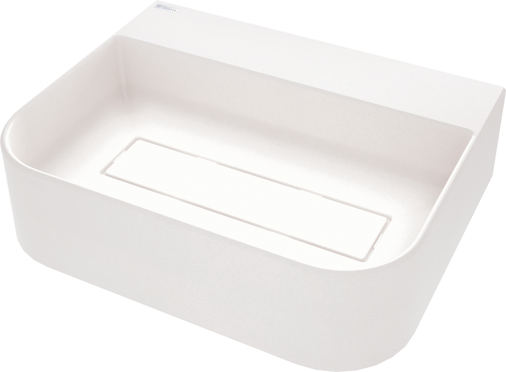 Deante Arnika lavabo 50.5x40.5 cm sobre encimera blanco CQA_AU5S