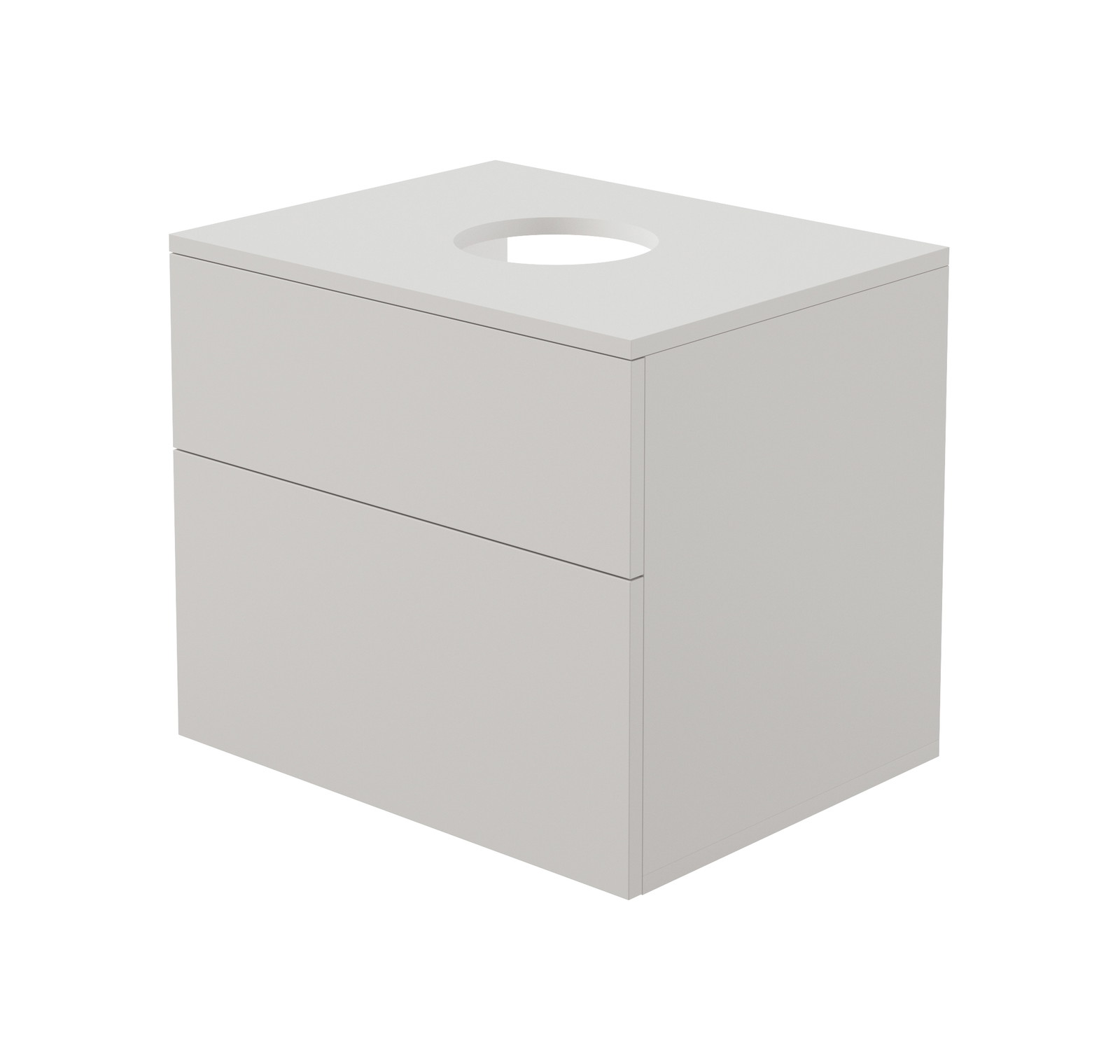 Deante Prizma armario con encimera 60x47x52 cm suspendido, para lavabo SDI_KB61