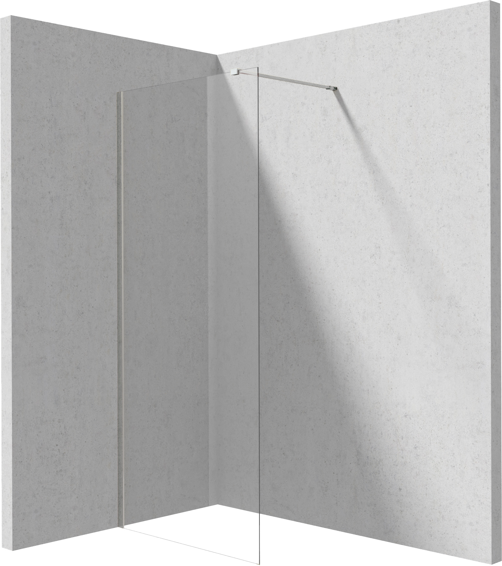 Deante Prizma mampara de ducha walk-in 70 cm cromo brillante/vidrio transparente KTJ_037P